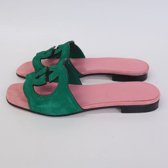 Gucci Interlocking G Cutout Sandals 35 - Picture 3 of 9
